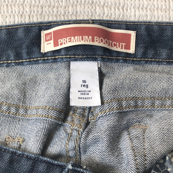 Gap dark wash bootcut jeans - Picture 6 of 6